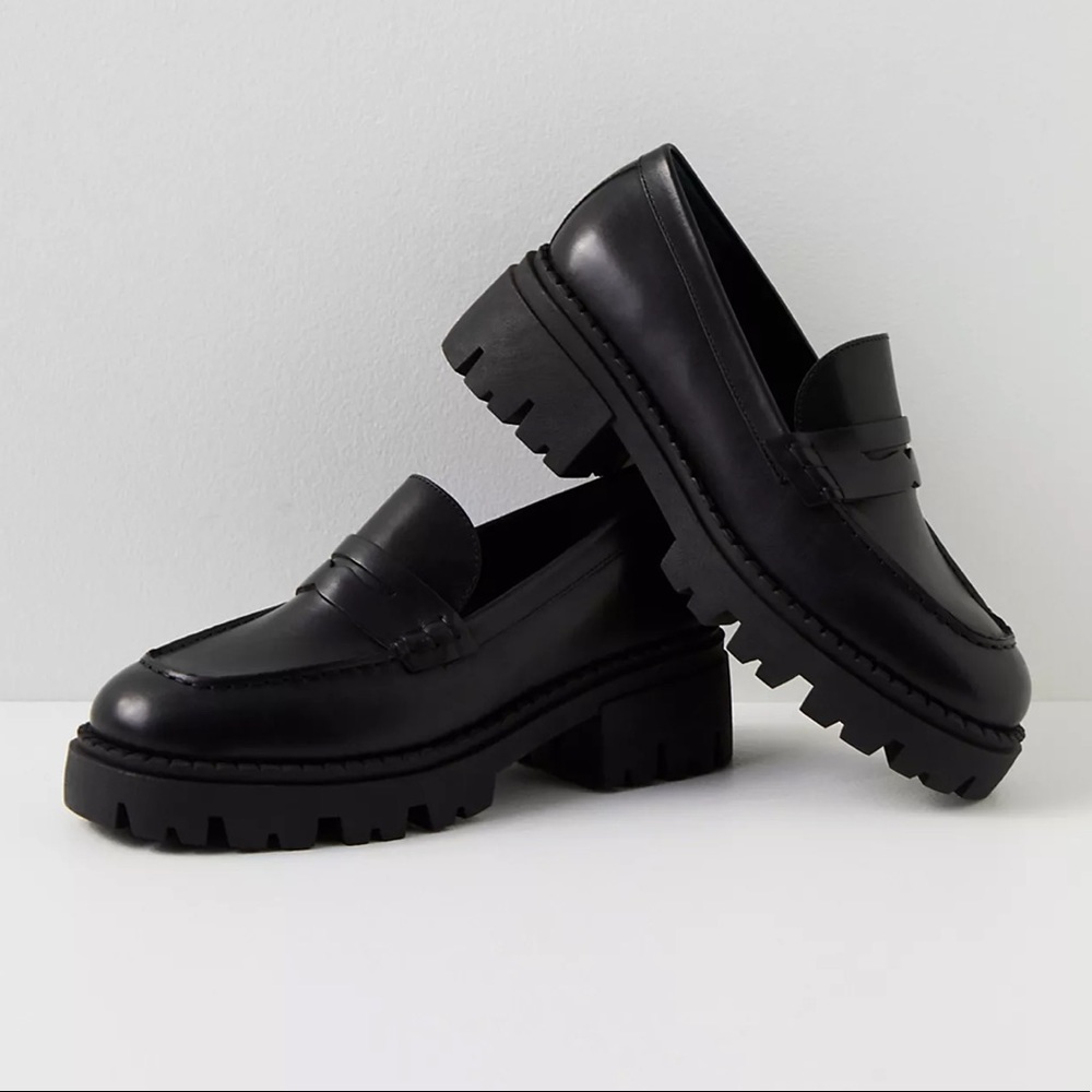 Free People Lyra Lug Sole Loafers